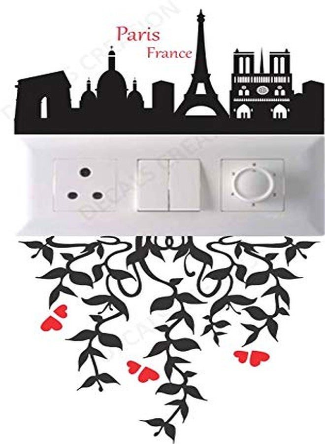 Decals Creation Vinyl Self-Adhesive Multicolor Switch Board Wall Sticker Standard Size Switch Sticker - Pack of 1(6 Stickers)26x4x4cms - Image 3
